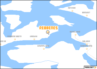 map of Rebbenes