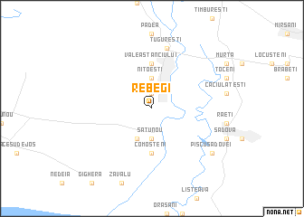 map of Rebegi