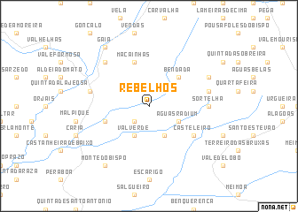 map of Rebelhos