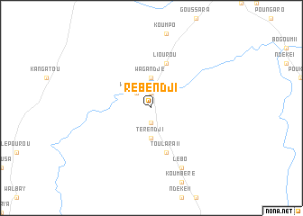 map of Rébèndji