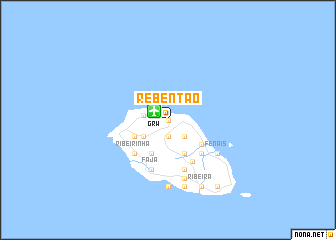 map of Rebentão