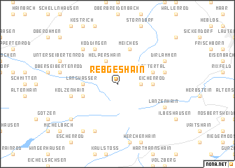 map of Rebgeshain