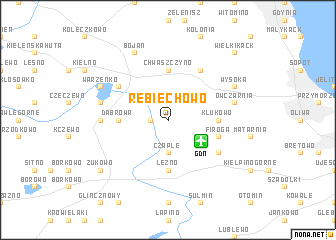 map of Rębiechowo