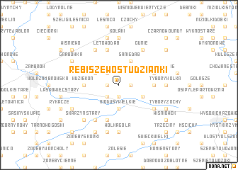 map of Rębiszewo Studzianki