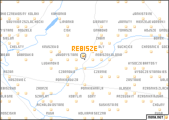 map of Rębisze