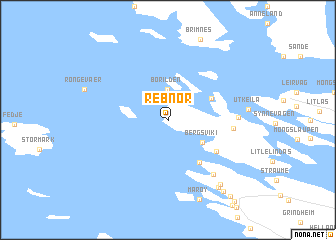 map of Rebnor