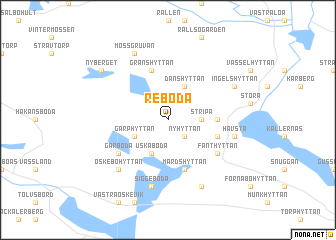 map of Reboda