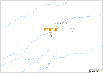 map of Rebojo