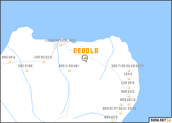 map of Rebola