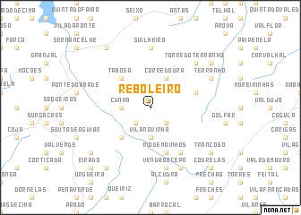 map of Reboleiro