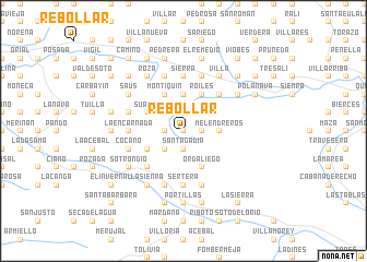 map of Rebollar