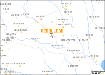 map of Rebolledo