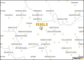 map of Rebolo