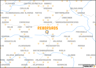 map of Rebordãos