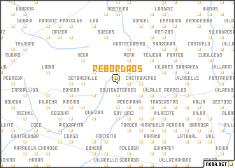 map of Rebordaos