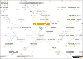 map of Reboursin