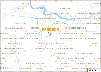 map of Rebours