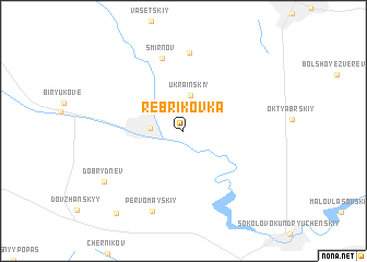 map of Rebrikovka