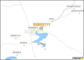 map of Rebristyy
