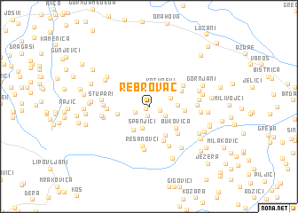 map of Rebrovac