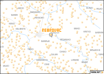 map of Rebrovac