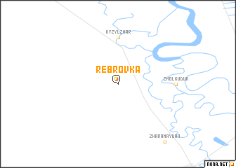 map of Rebrovka