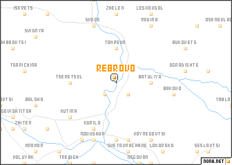 map of Rebrovo