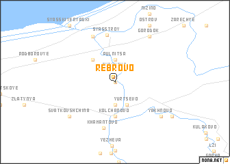 map of Rebrovo