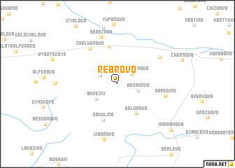 map of Rebrovo