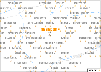 map of Rebsdorf