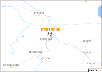 map of Rebtsovo