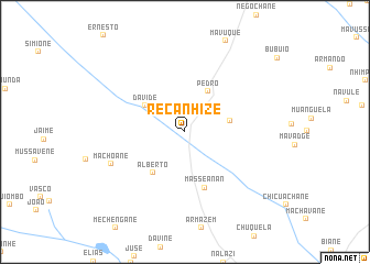 map of Recanhize