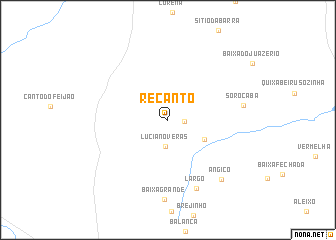 map of Recanto