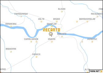 map of Recanto