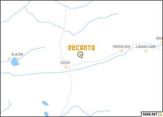 map of Recanto