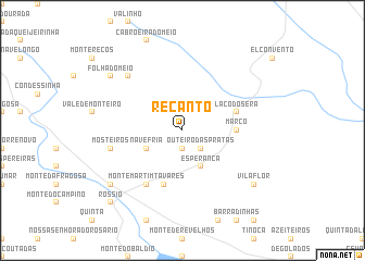 map of Recanto