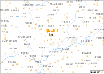 map of Reçan