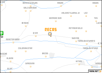 map of Recaş