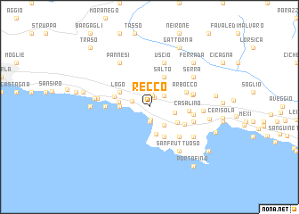 map of Recco