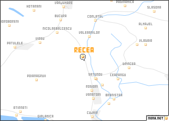 map of Recea