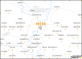 map of Recea