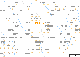 map of Recea