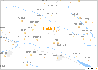 map of Recea