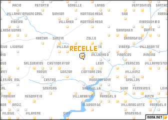 map of Recelle