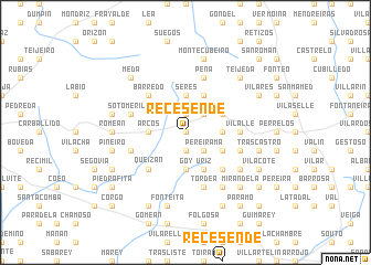 map of Recesende