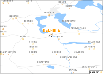 map of Rechane