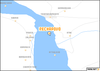 map of Rechapovo