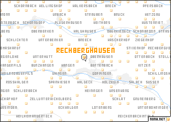 map of Rechberghausen