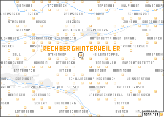 map of Rechberg Hinterweiler