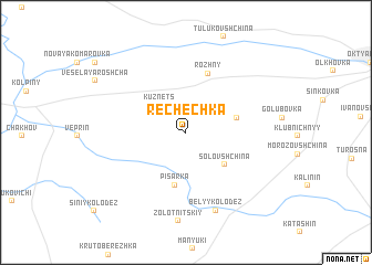 map of Rechechka